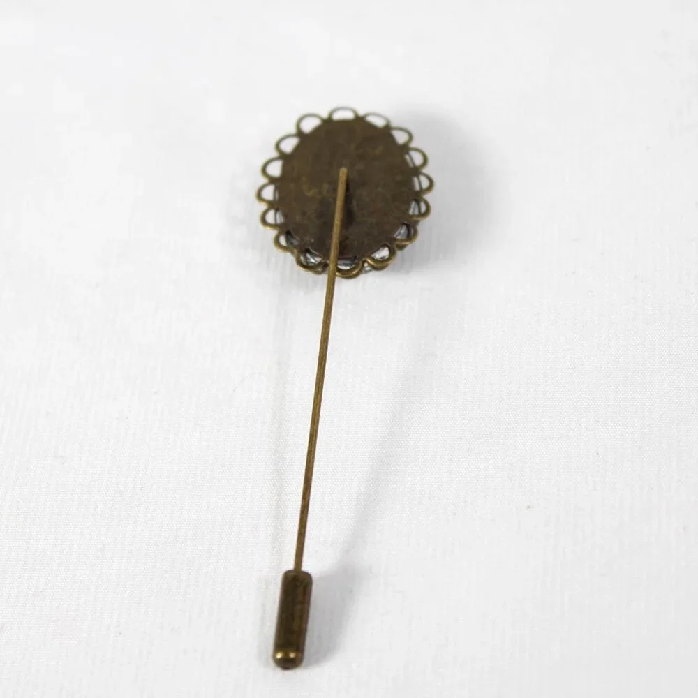 Unisex Boutonniere Pin Brooch Pumpkin Gothic Victorian & Steampunk Aesthetic